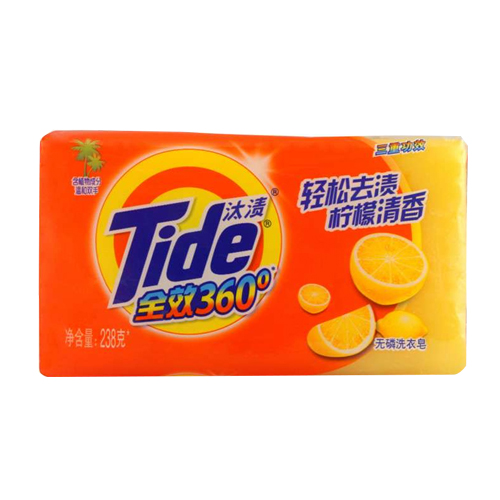汰渍三重功效柠檬清新洗衣皂238g