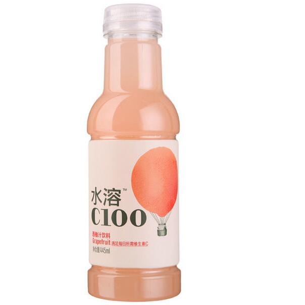【农夫山泉】水溶C100西柚汁饮料445ml