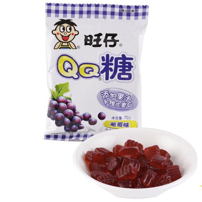 【旺仔】葡萄味qq糖70g