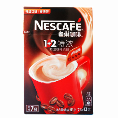 （特价专区）【雀巢】雀巢咖啡（特浓）/雀巢咖啡1+2特浓微研磨  91g