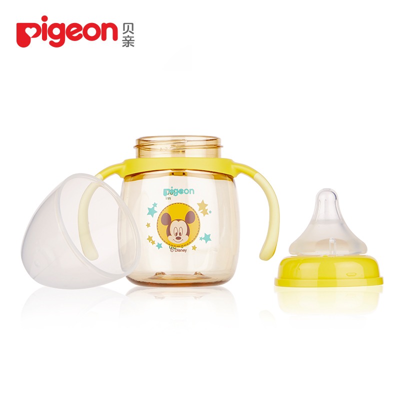 【貝親 】貝親 Disney Magmag PPSU 階段式訓練奶嘴杯（黃色，米奇寶寶） 個  