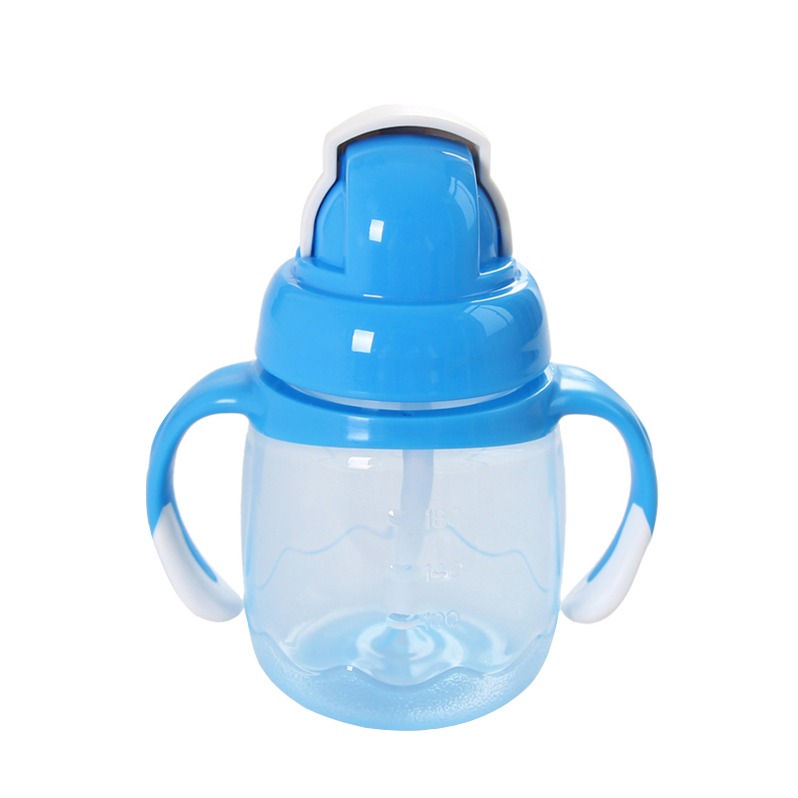 【贝亲】magmag吸管式宝宝杯（蓝色）DA75 个 防漏  宝宝杯