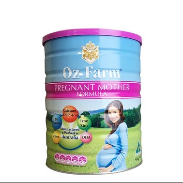 四月母嬰節.【每日推薦】澳洲Oz Farm澳美滋哺孕產婦孕婦奶粉900g含葉酸復合多維