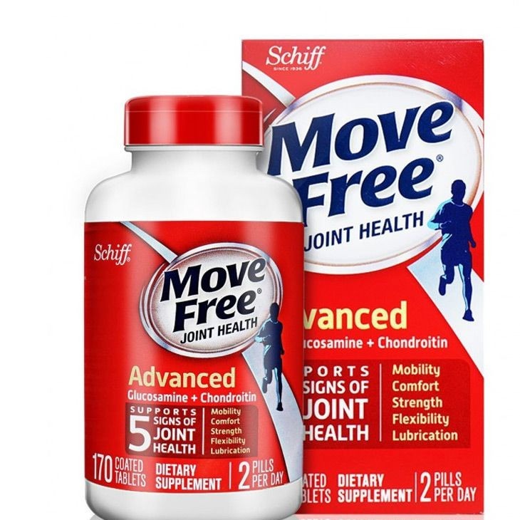 SCHIFF MOVEFREE 氨基葡萄糖維骨力氨糖軟骨素  紅瓶 170粒  1瓶裝