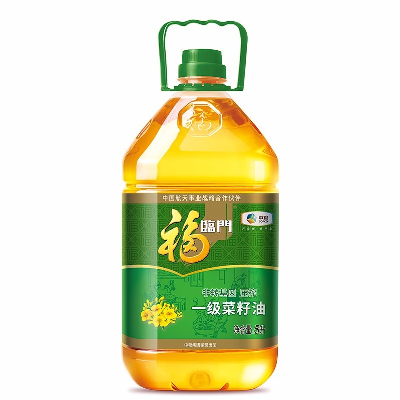 福臨門非轉基因菜籽油一級5L