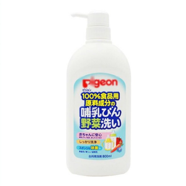 日本贝亲果蔬奶瓶专用清洁液800ML*1瓶