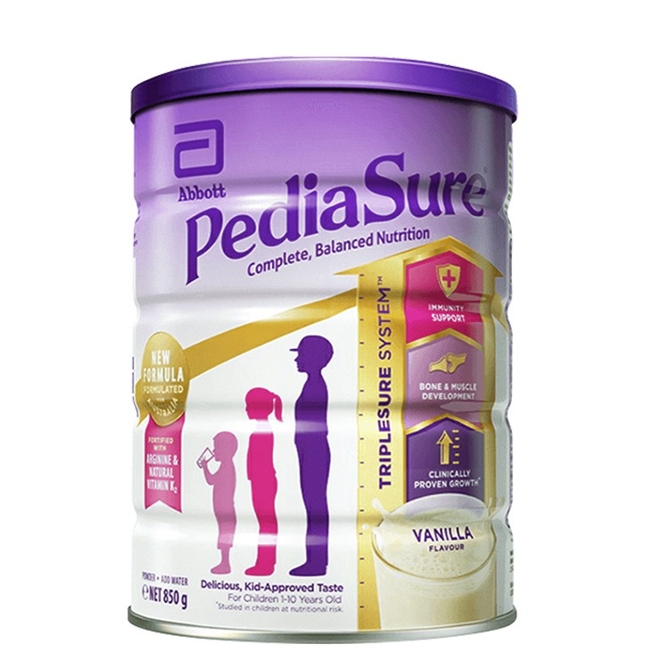 澳洲雅培PediaSure小安素儿童营养奶粉金装香草味850g