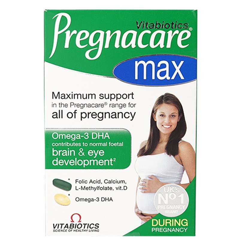 英国Vitabioticspregnacare女孕中晚期预产期5-10月叶酸营养片max