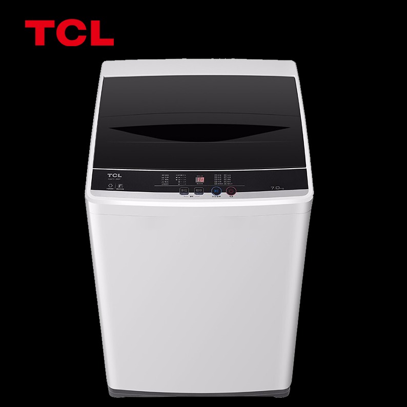 每周秒杀.好易购-TCL8公斤全自动洗衣机智能控制一键脱水洗涤护衣TB-V80亮灰色