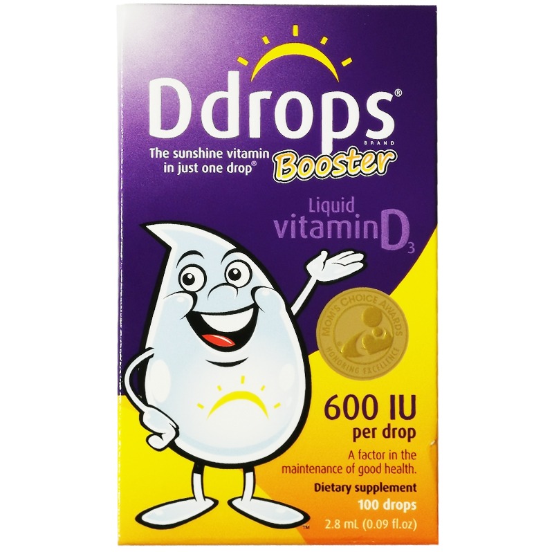 美国Ddrops维生素d3滴剂600IU 2.8ml