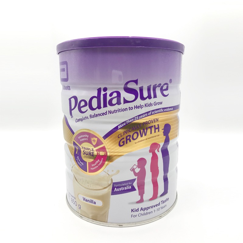 雅培PediaSure小安素营养素成长奶粉850g草莓味
