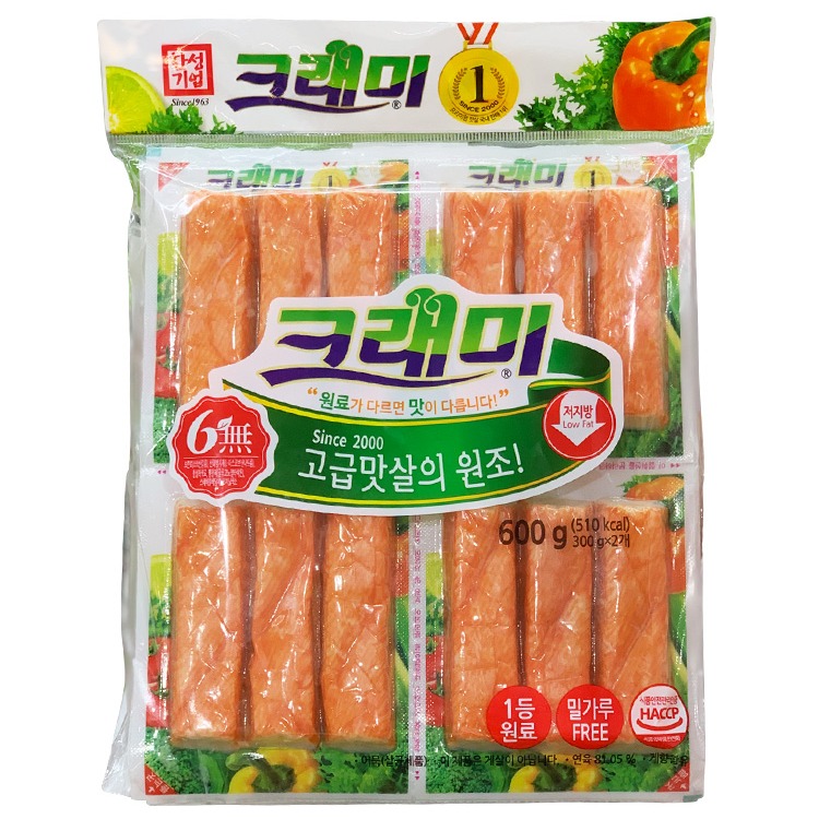 韩国客唻美蟹味棒600g