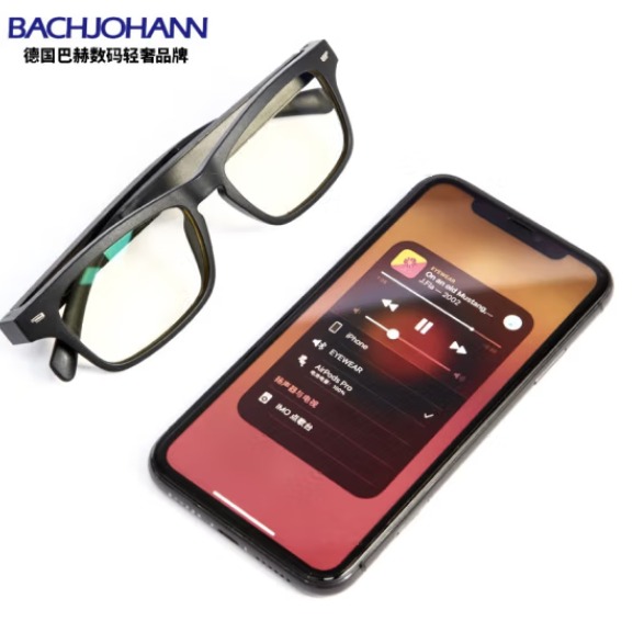 7月活动.巴赫约翰（bach johann）德国巴赫 KY01智能眼镜耳机无线通话黑科技近视偏光太阳镜适用华为苹果手机 智能听歌学习蓝牙眼镜