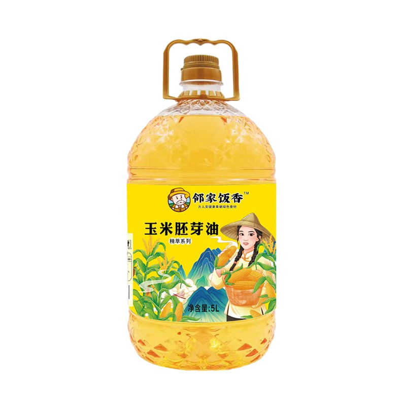 每周秒杀.邻家饭香 压榨一级玉米胚芽油 非转基因 精粹系列 5L/桶 YF156