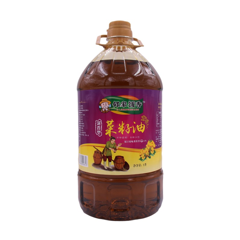 每周秒杀.邻家饭香 压榨二级菜籽油 5L/桶 LJFX156