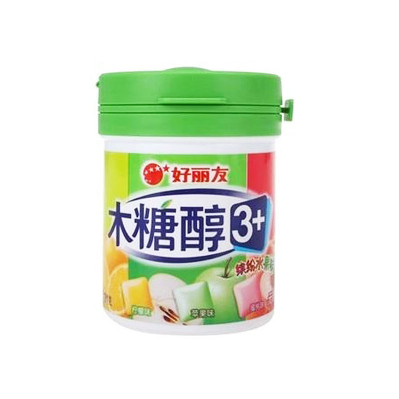 【好丽友】木糖醇3 (柠檬味 苹果味 蜜桃味101g)