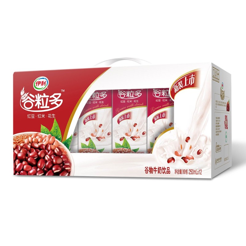 【伊利】谷物奶(红谷礼盒装)250ml*12