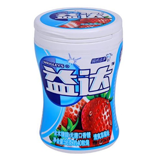 益达木糖醇草莓味40粒