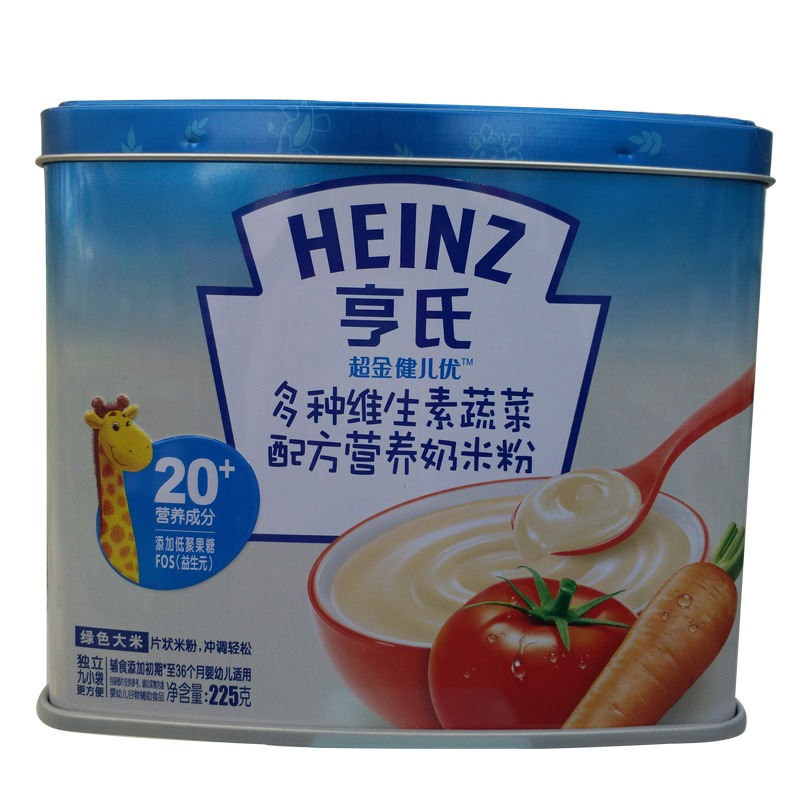 【亨氏】亨氏超金健儿优多种维生素蔬菜米粉225g 225g