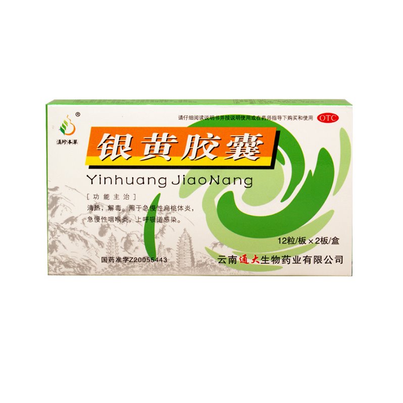 【健发】 银黄胶囊 (24粒装)