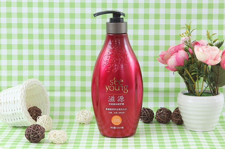 滋源氨基酸茶籽去屑洗发水535ml