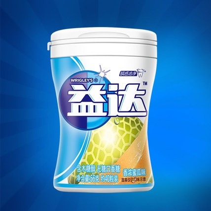 益达香浓密瓜口香糖