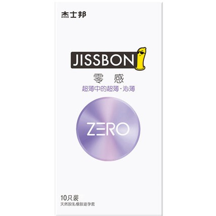 【杰士邦】zero零感超薄沁薄避孕套 10支