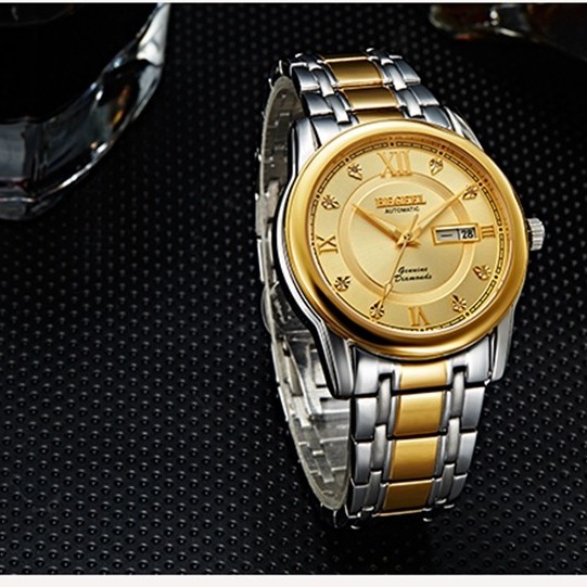 全球购 · 【宾爵】begeel 进口机芯 真钻 全自动机械男表 b35801m