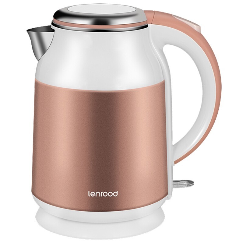 每周秒杀.LENROOD邻鹿 型号：LRW-5803不锈钢电热水壶1800ML防干烧自动断电多重安全保护