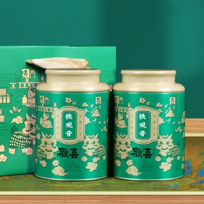 中秋臻藏・固根堂2024新茶春茶铁观音茶叶礼盒装高档浓香型正宗安溪罐装散装送礼佳品2罐偏远地区(含新疆、西藏、内蒙古、甘肃、青海、宁夏)不发货