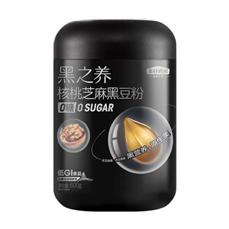 五谷磨房 核桃芝麻黑豆粉600g（0糖）