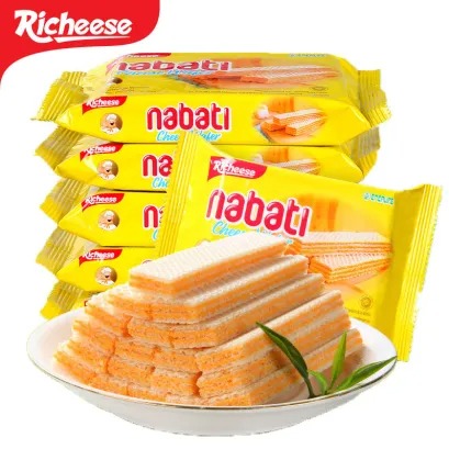 印尼进口丽芝士Richeese威化饼干零食56g休闲面包代餐大礼包儿童奶酪/香草/巧克力/草莓口味随机*6包偏远地区(含新疆、西藏、内蒙古、甘肃、青海、宁夏)不发货不支持七天无理由退货
