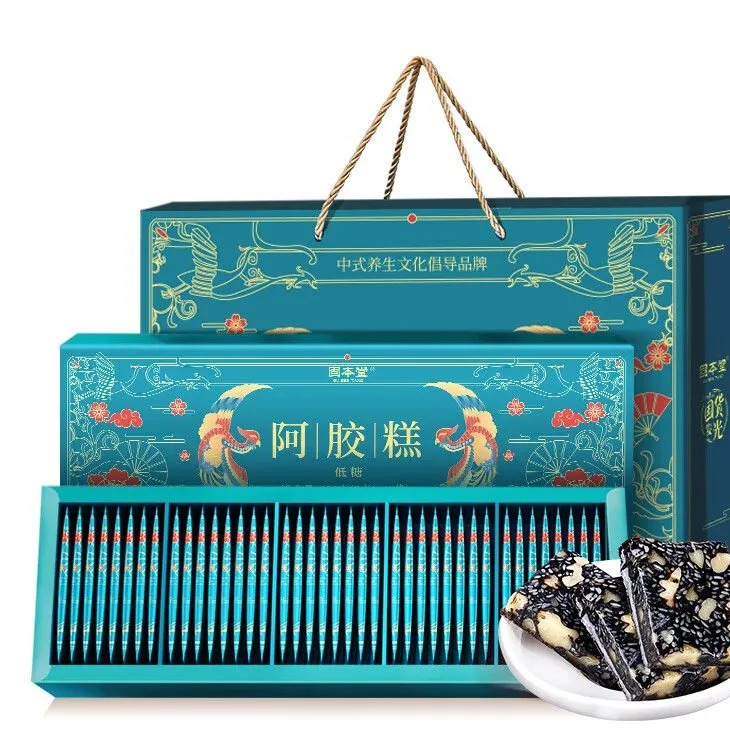 每周秒杀.固本堂 低糖阿胶糕 200g*2盒