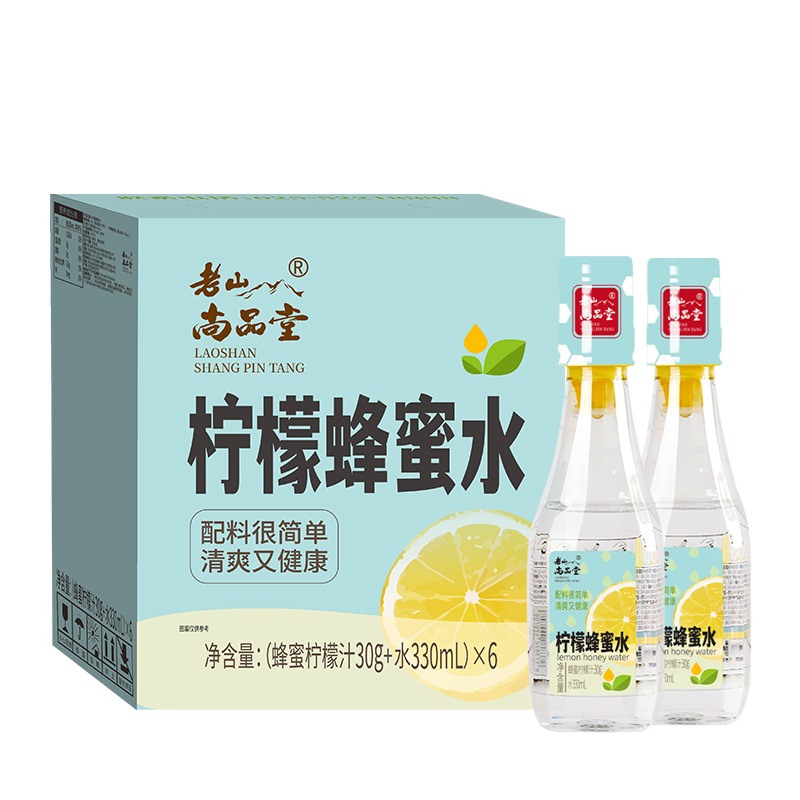 每周秒杀.老山尚品堂柠檬蜂蜜水330ml+30g*6瓶