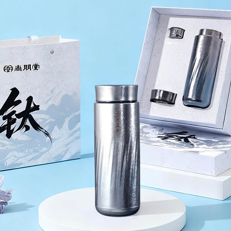 每周秒杀.尚朋堂钛杯水杯保温保冷S-TB3102/星羽蓝