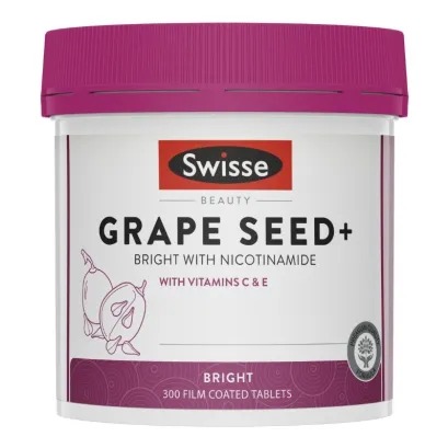 保健品专区.【香港直邮】Swisse 烟酰胺葡萄籽＋ 300粒