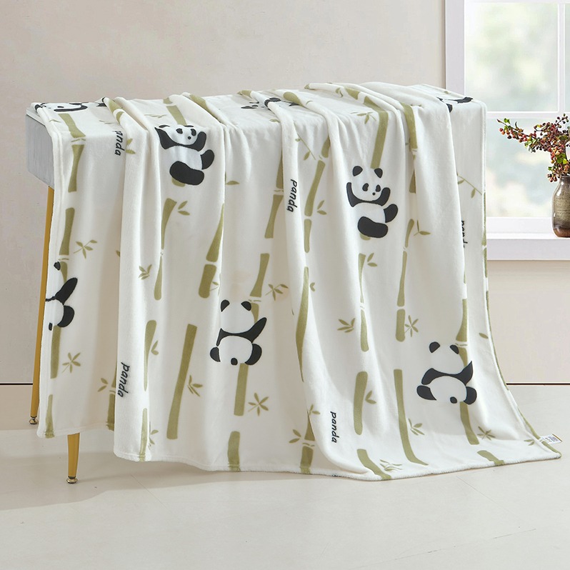 每周秒杀.紫韵萌萌哒暖绒毯毯子ZY-TD1832 150*120cm 820g