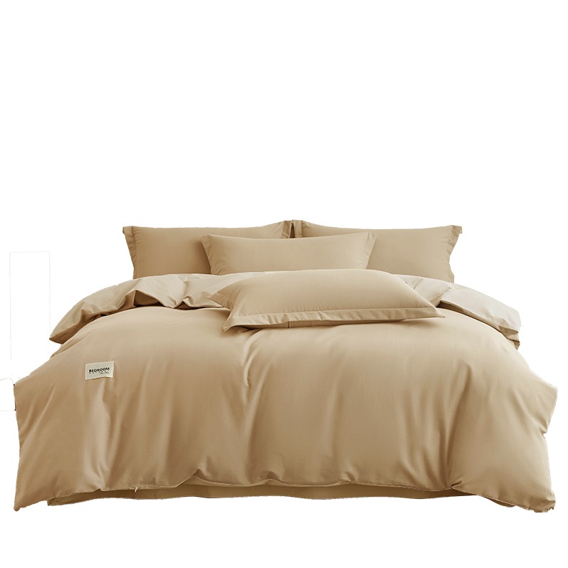 每周秒杀.金丝莉全棉磨绒四件套平安喜乐 200*230cm(被套)