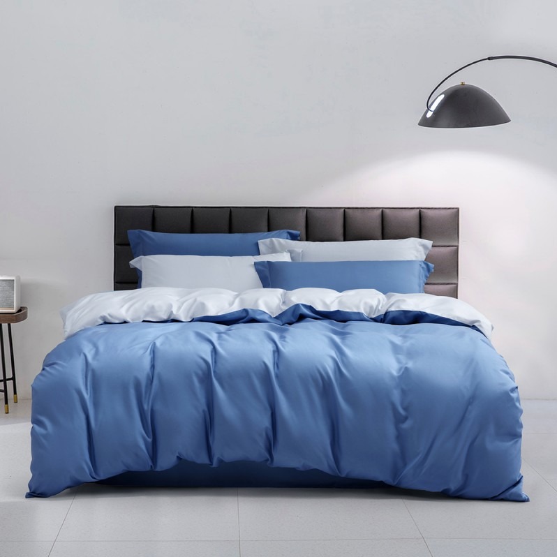 每周秒杀.水星家纺舒云蓝岸磨毛四件套 129250被套:200cm×230cm×1床单:240cm×245cm×1
枕套:48cm×74cm×2