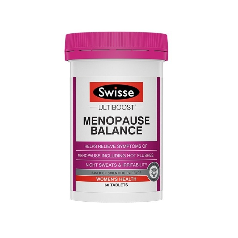 每周秒杀.【香港直邮】Swisse 大豆异黄酮 女性更年期平衡片 60片 版本随机发货