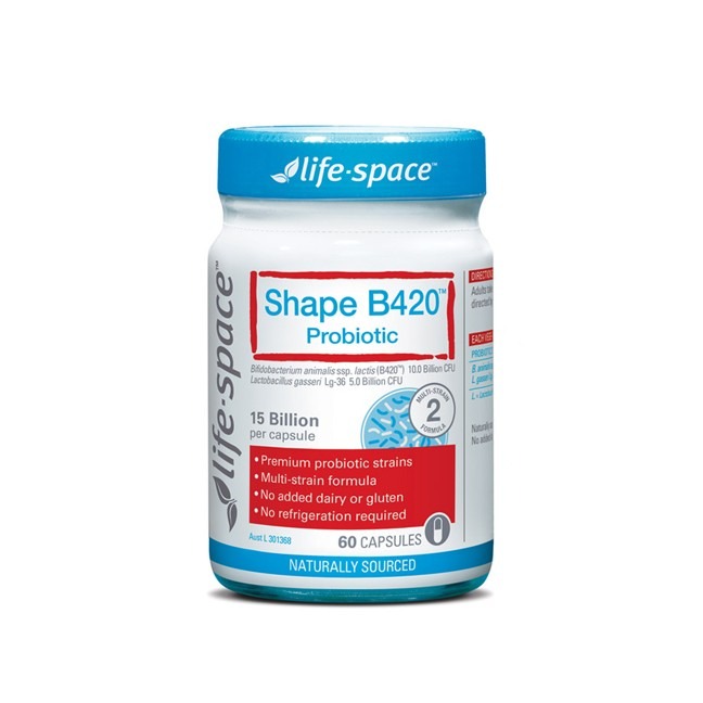 每周秒杀.【保税】Life Space B420塑身益生菌胶囊 60粒