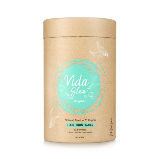 每周秒杀.澳洲 Vida Glow经典原味深海鱼油胶原蛋白粉（90克 30小包)