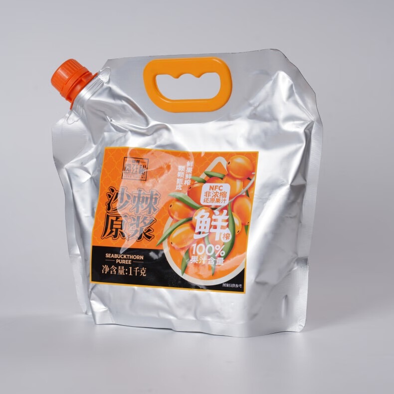 每周秒杀.福牌阿胶 福牌宫廷秘沙棘原浆（新品）1000g*2袋