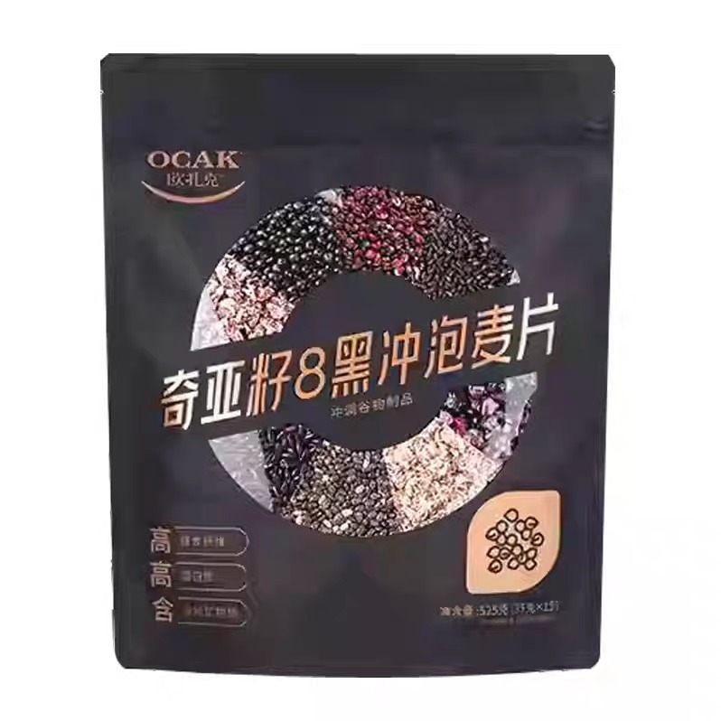 欧扎克奇亚籽8黑冲泡麦片525g