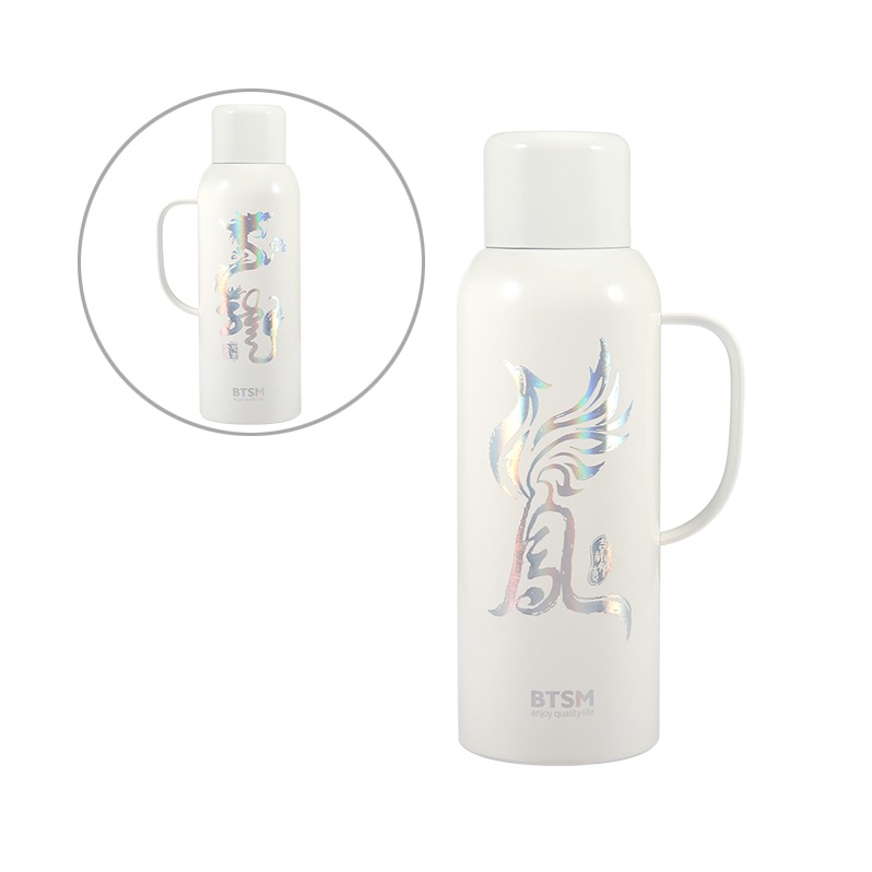 BTSM龙凤呈祥焖茶壶单壶(白色）BTCH-820L  820ml