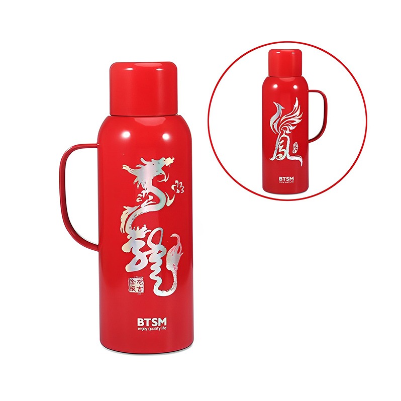 BTSM龙凤呈祥焖茶壶单壶(红色）BTCH-820L  820ml