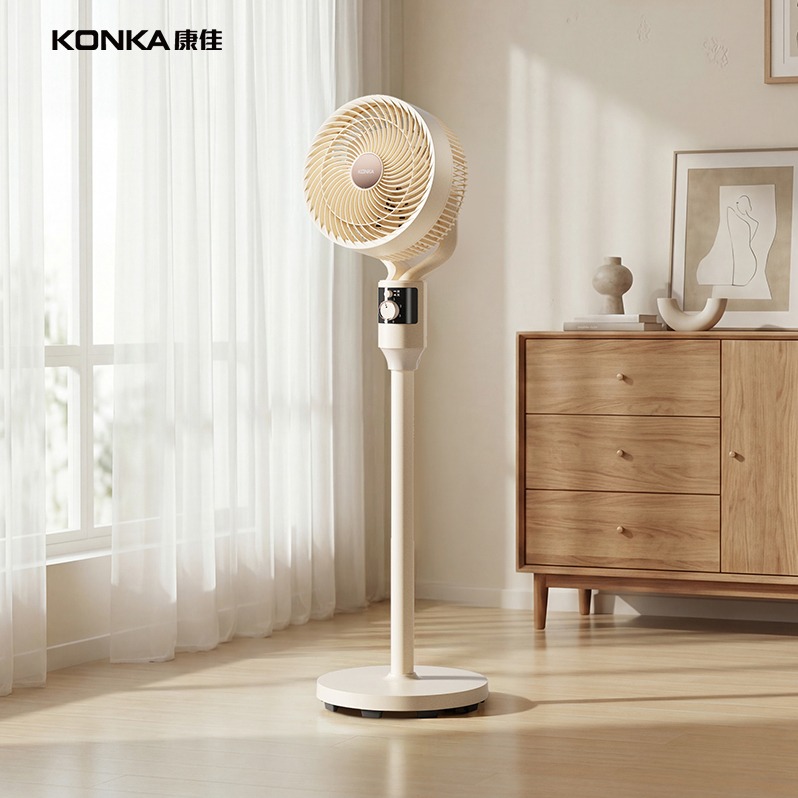 康佳(KONKA)两用安静轻音空气循环扇落地扇KXHS120-6501B 偏远地区（含海南、新疆、西藏、内蒙古、甘肃、青海、宁夏）不发货