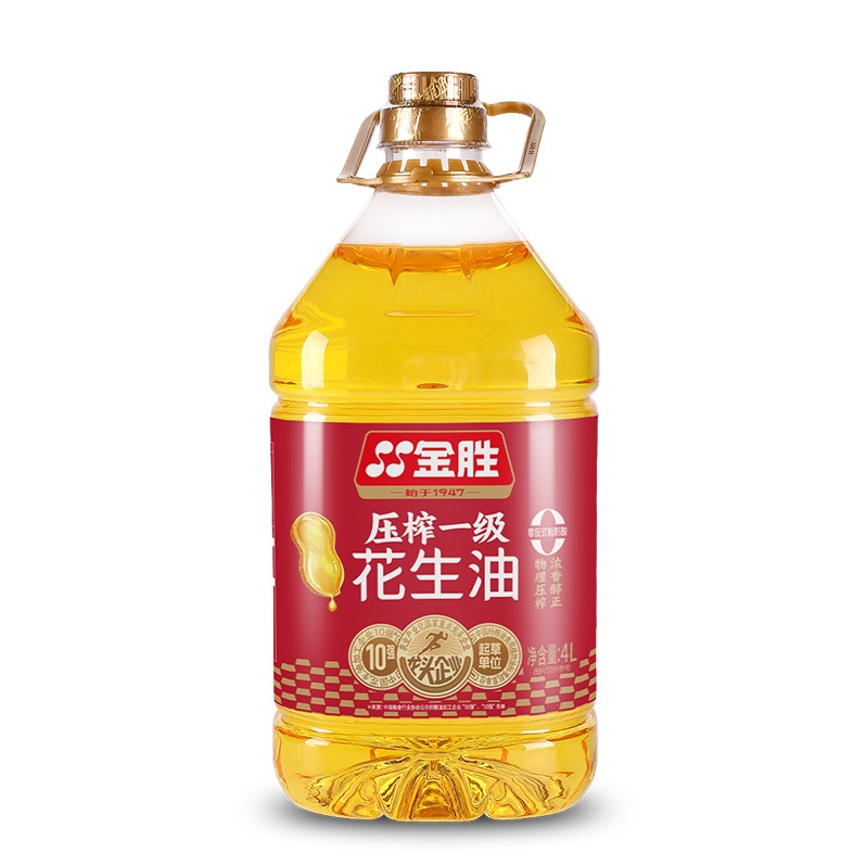 每周秒杀.金胜压榨一级花生油4L 偏远地区（含海南、新疆、西藏、内蒙古、甘肃、青海、宁夏）不发货